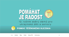 Desktop Screenshot of pomoctesinskehoslezska.cz