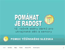 Tablet Screenshot of pomoctesinskehoslezska.cz